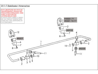 4x Stabilisatorbussen 15mm voor PORSCHE 911 F 912 68 -...