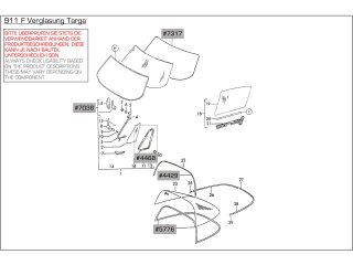 Leva alzacristalli triangolare per finestrini di ventilazione delle portiere PORSCHE 911 F/G fino al 76, lato sinistro e destro