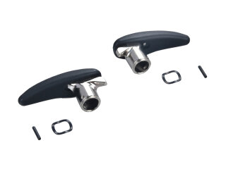 Manija triangular para ventanas de ventilaci&oacute;n de puertas PORSCHE 911 F/G hasta 1976 (izquierda + derecha)