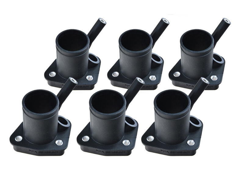 6x Collettori di aspirazione per PORSCHE 993 Carrera turbo 3.6 L-Jetronic Flangia collettore di aspirazione