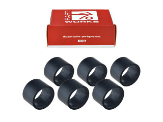 6x Manguitos de goma para colector de admisi&oacute;n de PORSCHE 911 3.0 75-77