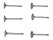 6x soupape dadmission pour PORSCHE 911 2.0 -68 914-6 SM 90110540700