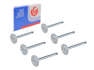 6x exhaust valve for PORSCHE 993 Carrera 272PS 42.5mm SM...