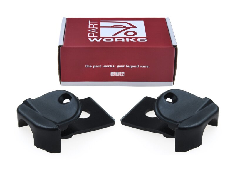 2x end caps window rail door for PORSCHE 914 OUTSIDE end piece