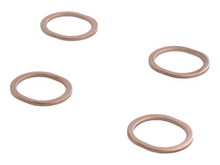 4x Sealing ring heat exchanger for PORSCHE 914 1.8 2.0 Gasket