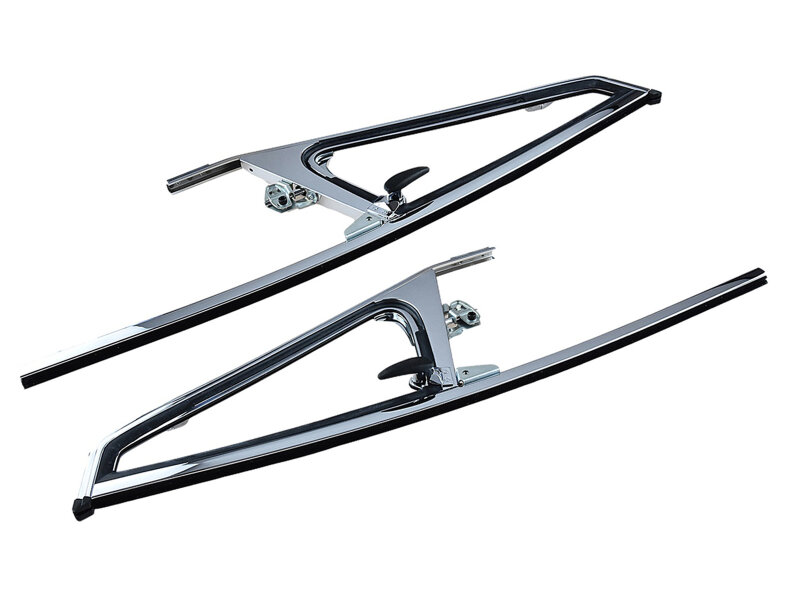 2x Marcos de ventana para PORSCHE 911 69-76 Targa L+R 90154200643/90154200543