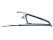 2x Molduras de Janelas de Porta para PORSCHE 911 69-76 Targa L+R 90154200643/90154200543