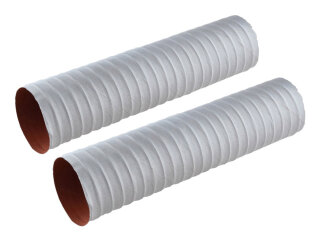 2x Heating hose for PORSCHE 964 Carrera heat exchanger to...