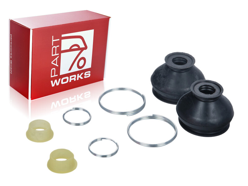 2x Rubberen Hoes Spoorstangeind voor PORSCHE 911 F/G 912...