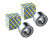 2x Rodamientos de rueda para PORSCHE 924S 944 (1986-1989), 968 911 G (1974-1989), 964 TRASEROS SNR