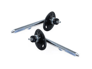 Supporto per aletta parasole per PORSCHE 911 F/G 964 993 Coup&eacute; ESTERNO SINISTRO+DX ALLUMINIO