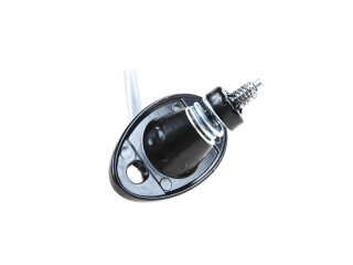 Zonneklepbeugel voor PORSCHE 911 F/G 964 993 Coup&eacute; BUITEN L+R ALUMINIUM