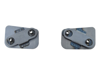 2x Cerradura de puerta de chapa met&aacute;lica para PORSCHE 911 F/G 930 Pilar de cerradura Pilar B Puerta L+R