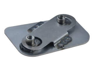 2x Cerradura de puerta de chapa met&aacute;lica para PORSCHE 911 F/G 930 Pilar de cerradura Pilar B Puerta L+R