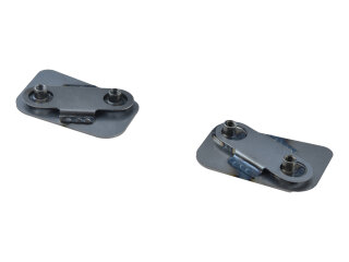 2x Cerradura de puerta de chapa met&aacute;lica para PORSCHE 911 F/G 930 Pilar de cerradura del pilar B Puerta Izquierda+Derecha