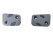 2x Cerradura de puerta de chapa metálica para PORSCHE 911 F/G 930 Pilar de cerradura Pilar B Puerta L+R