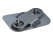 2x Cerradura de puerta de chapa metálica para PORSCHE 911 F/G 930 Pilar de cerradura Pilar B Puerta L+R