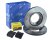 Dischi freno + pastiglie freno per PORSCHE 924S 944 2.5 al -86 ANTERIORI