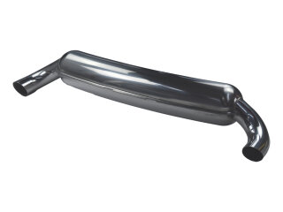 Endschalld&auml;mpfer f&uuml;r PORSCHE 911 2.7 SC 3.2 Auspuff Endtopf EDELSTAHL 84mm T&Uuml;V