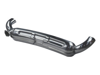 Silenciador trasero para PORSCHE 911 2.7 SC 3.2 silenciador de escape ACERO INOXIDABLE 84mm T&Uuml;V