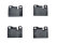 Dischi freno + pastiglie freno per PORSCHE 924S 931 944 al -86 928 4.5 4.7 POSTERIORE
