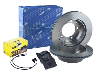 Disques de frein + plaquettes de frein +WK pour PORSCHE...