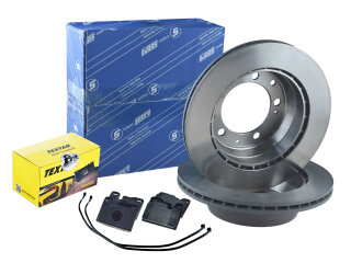 Dischi freno + pastiglie freno +WK per PORSCHE 928 4.5...