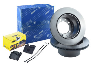Brake discs + brake pads +WK for PORSCHE 944 2.5 944S 2.7...
