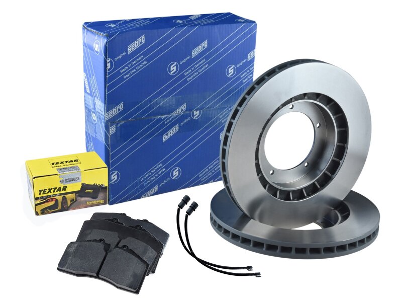 Brake discs + brake pads +WK for PORSCHE 944 turbo 2.5 to...