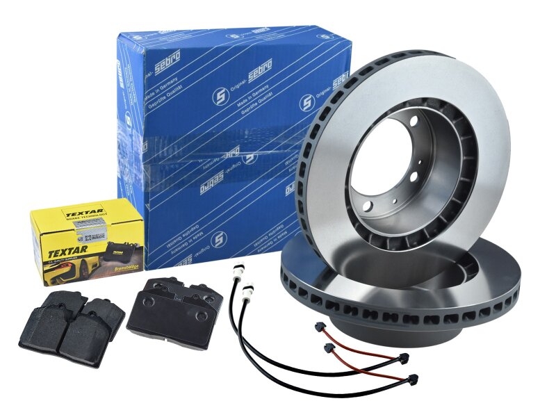 Remschijven + remblokken +WK voor PORSCHE 964 Carrera FRONT