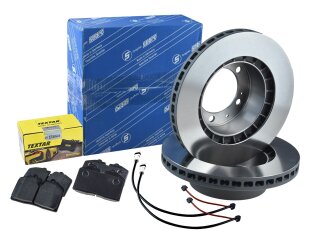 ブレーキディスク + ブレーキパッド + WK ポルシェ 964 カレラ フロント用