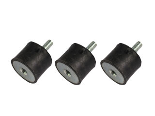 3x Rubberen Brandstofpompsteunen voor PORSCHE 911 930-77...