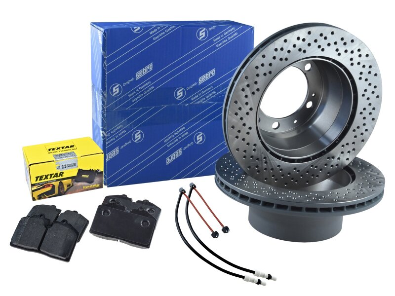Disques de frein + plaquettes de frein +WK pour PORSCHE...