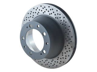 Brake discs + brake pads +WK for PORSCHE 968 with M030 REAR