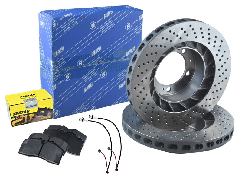 Dischi freno + pastiglie freno +WK per PORSCHE 964 3.3...