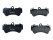 Brake Pads + Spring Plates for PORSCHE Cayenne 955 957 3.0 3.2 3.6 FRONT