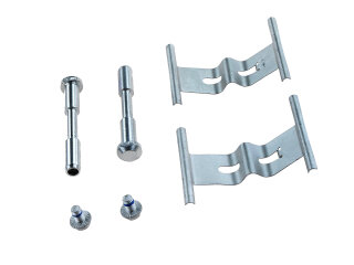 Remblokken + Veerplaten voor PORSCHE 996 GT3 vanaf 04- VOOR