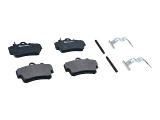 Plaquettes de frein + supports de ressort pour PORSCHE...