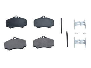 Brake Pads + Spring Plates for PORSCHE 996 Carrera 4S turbo 997 S FRONT JP-Dansk