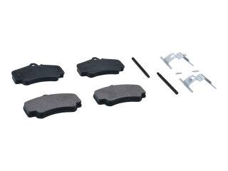 Remblokken + veerplaten voor PORSCHE 996 Carrera 4S turbo 997 S FRONT JP-Dansk
