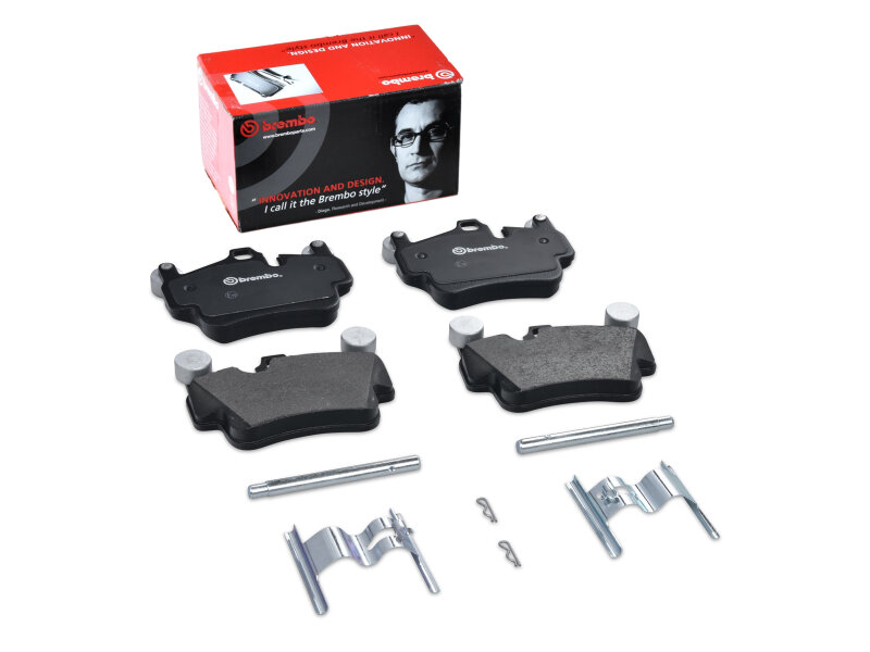 Pastilhas de Freio + Molas Guia para PORSCHE 997 Carrera...