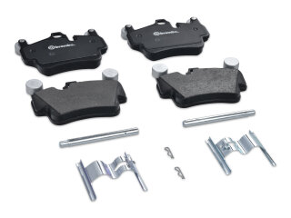 Pastiglie freno + piastre a molla per PORSCHE 997 Carrera 4 -07 Cayman 987 3.4 ANTERIORI