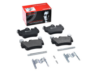 Pastillas de freno + placas gu&iacute;a para PORSCHE 997 Carrera 4 -07 Cayman 987 3.4 DELANTERAS