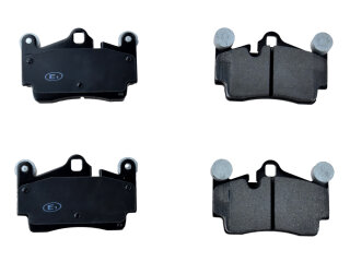 Brake Pads + Spring Plates for PORSCHE Cayenne 955 957 4.5 4.8 REAR