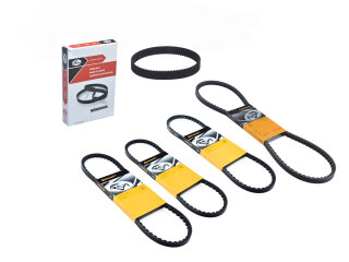 Belt set for PORSCHE 993 Carrera alternator air...
