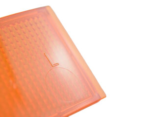 Indicator lens for PORSCHE 924 944 rear light, orange, left