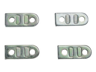 4x F&uuml;hrungsplatte Stabilisator f&uuml;r PORSCHE 911 F 930 914 Hebel VORNE