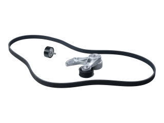 Conjunto de correias trapezoidais para PORSCHE Cayenne 3.2 3.6 955 9PA 957 + polias de desvio + tensor