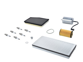 Kit dinspection pour PORSCHE Boxster 986 2.5 jusqu&agrave; -99 Filtre Bougies dallumage