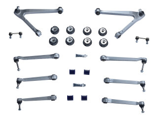 8 Bra&ccedil;os de Controle Traseiros + Amortecedores + Bieletas da Barra Estabilizadora para PORSCHE 993 SPORT (Reposi&ccedil;&atilde;o)